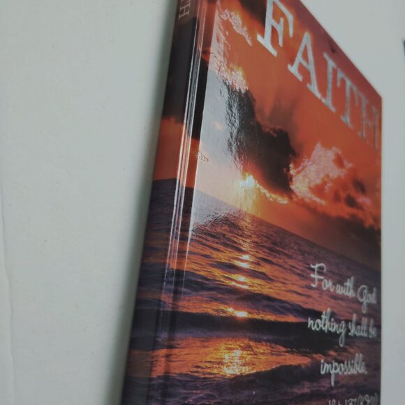 NEW Gift Book "FAITH" Gift Idea Hardbound with Bible Verse & Inspirational Quote - Picture 7 of 10
